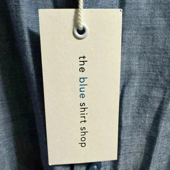 Men’s The Blue Shirt Shop Chambray Button Down Shirt XL - Picture 3 of 6